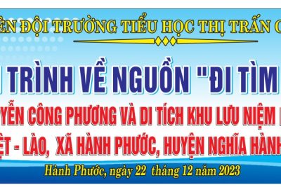 Hành trình Về nguồn – Đi tìm Địa chỉ đỏ – Năm học 2023-2024