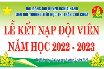 Lễ kết nạp đội viên (đợt 1) – Năm học 2022-2023