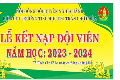 Lễ Kết nạp đội viên – Năm học 2023-2024