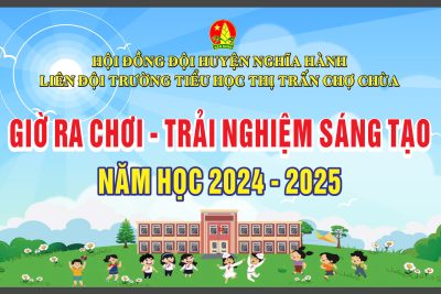 Giờ ra chơi Trải nghiệm sáng tạo – Năm học 2024-2025